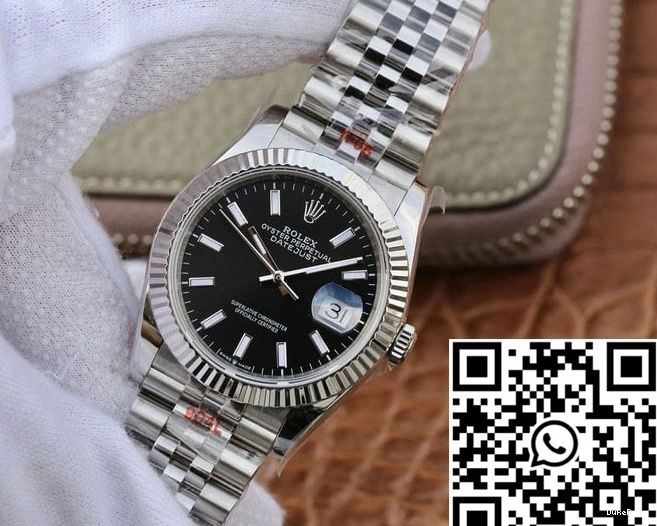 Rolex M126234-0015 Datejust Dial Black Factory GM 0324